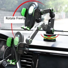 New Design High Quality Car Phone High Qulity Pop up Clip Lock Automatically 360 Degrees Rotatable Suction Cup Car Phone Holder