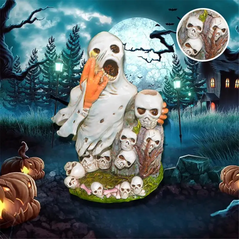 Декор на Хэллоуин-садовое украшение Статуэтка из ужасов смолы для дома товары