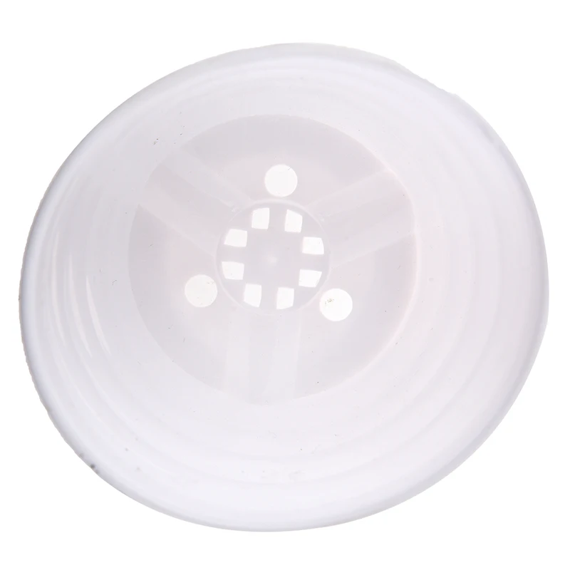 Пластиковый круглый цветочный горшок для растений держатель плантатора с лотком