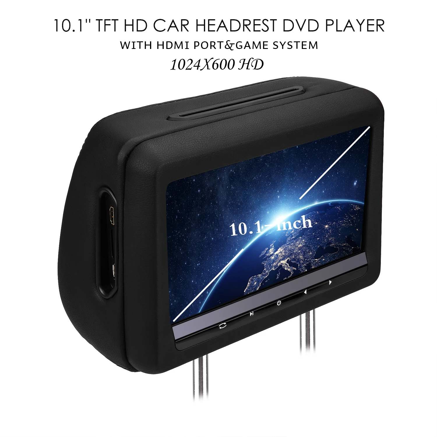 2 шт. автомобильный DVD плеер на подголовник 10 1 дюйма с FM/IR/USB/SD(MP5)/беспроводной