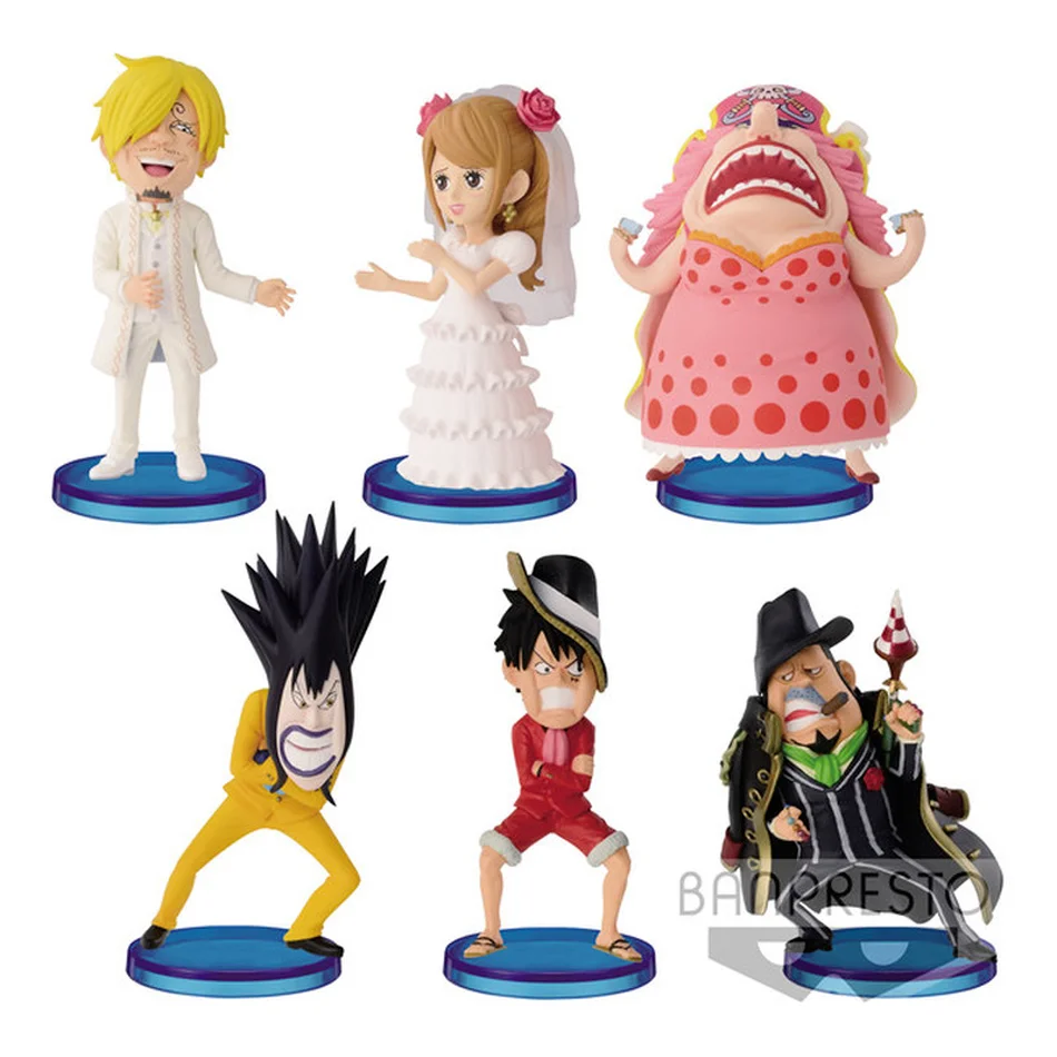 Bandai Подлинная ручная работа модель очков фабрика Wcf торт остров 02ONE PIECE Monkey D.
