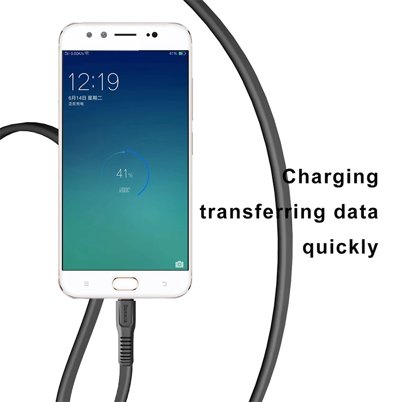 Кабель Micro USB Baseus 2A кабель для быстрой зарядки Samsung S6 S7 Huawei Xiaomi Microusb зарядное
