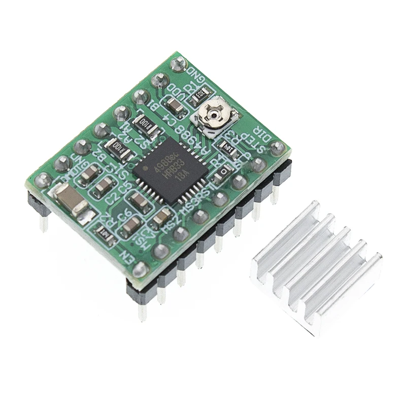 

A4988 module CNC 3D Printer Parts Accessory Reprap pololu Stepper Motor Driver Module with Heatsink for ramps 1.4