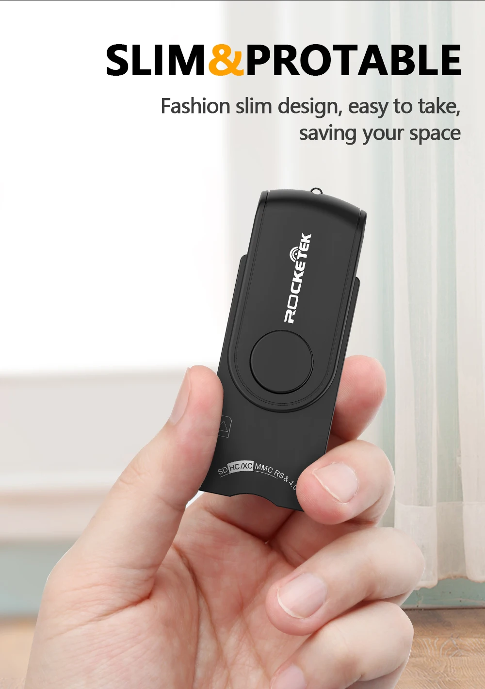 Rocketek USB 3,0 2,0 мульти смарт-кард-ридер SD/TF micro SD память, ID, банковские карты, sim cloner разъем адаптера компьютера ПК