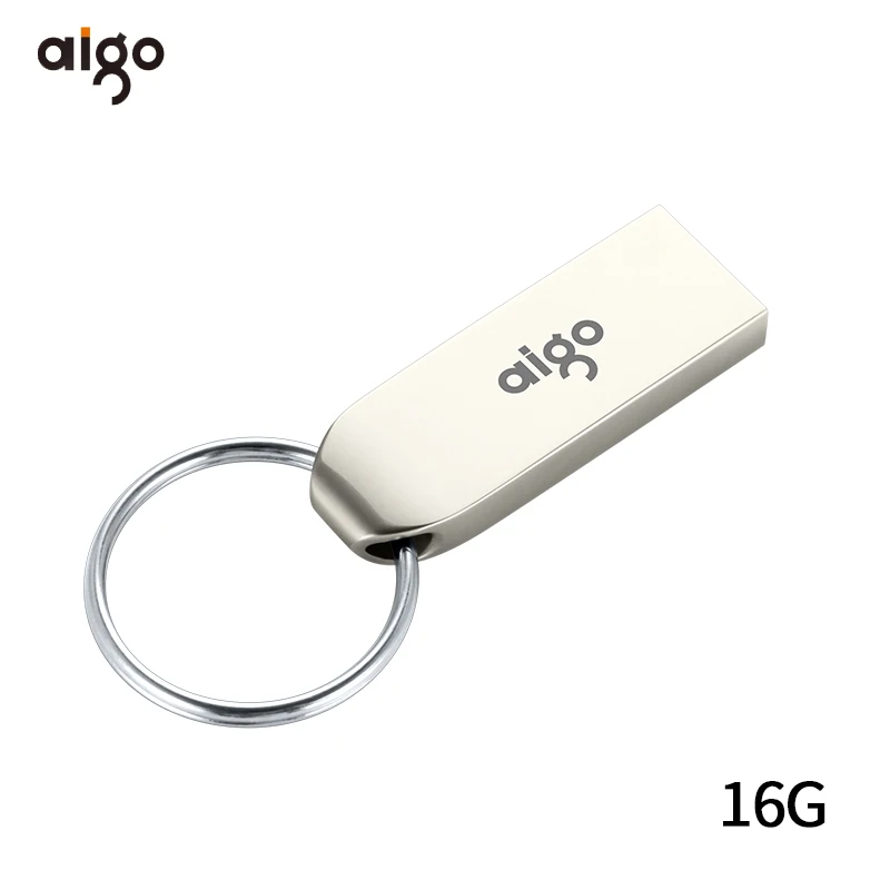 Aigo мини металлический флэш накопитель 16 Гб водонепроницаемый usb Пылезащитная