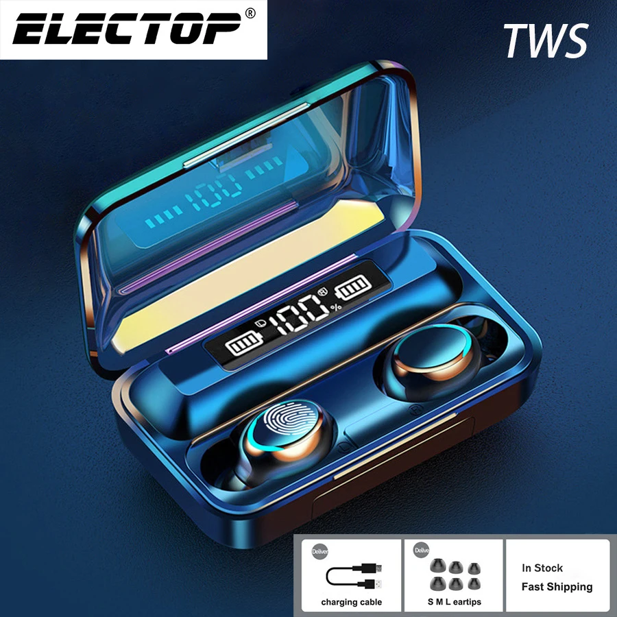 

TWS-наушники Electop с поддержкой Bluetooth 5,0 и микрофоном