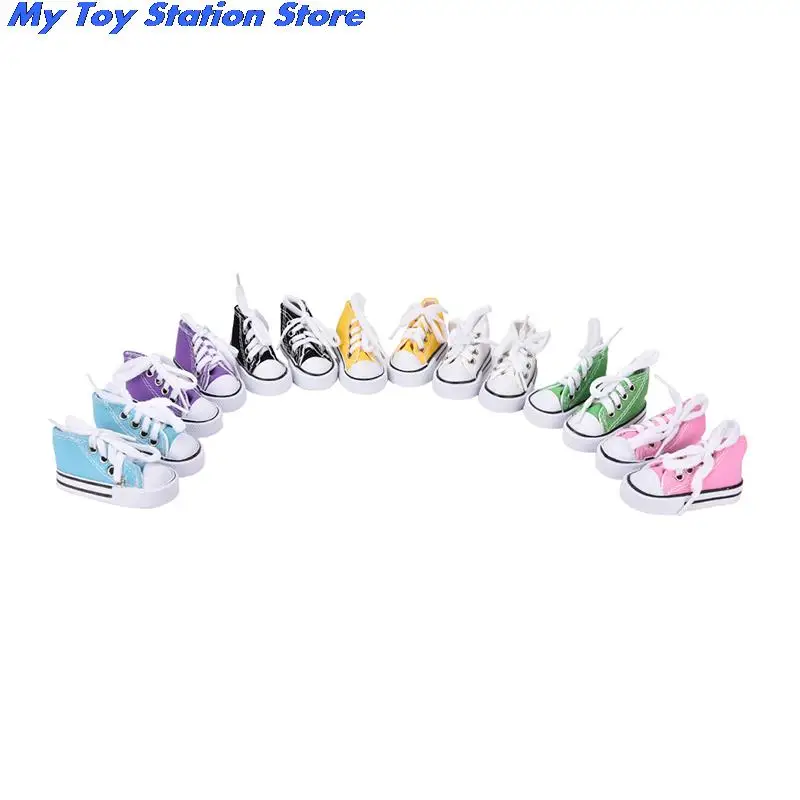 Текстильные ботинки 7 5 см разных цветов для шарнирных кукол 1/4 мини-кукол 16 дюймов