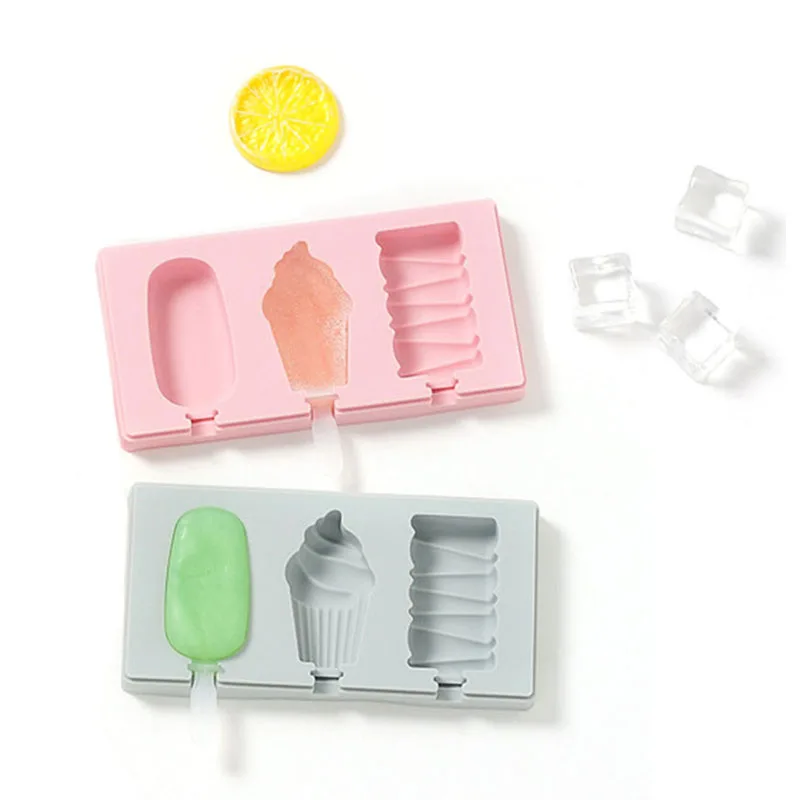 Новая силиконовая форма для мороженого приготовления домашнего инструмент
