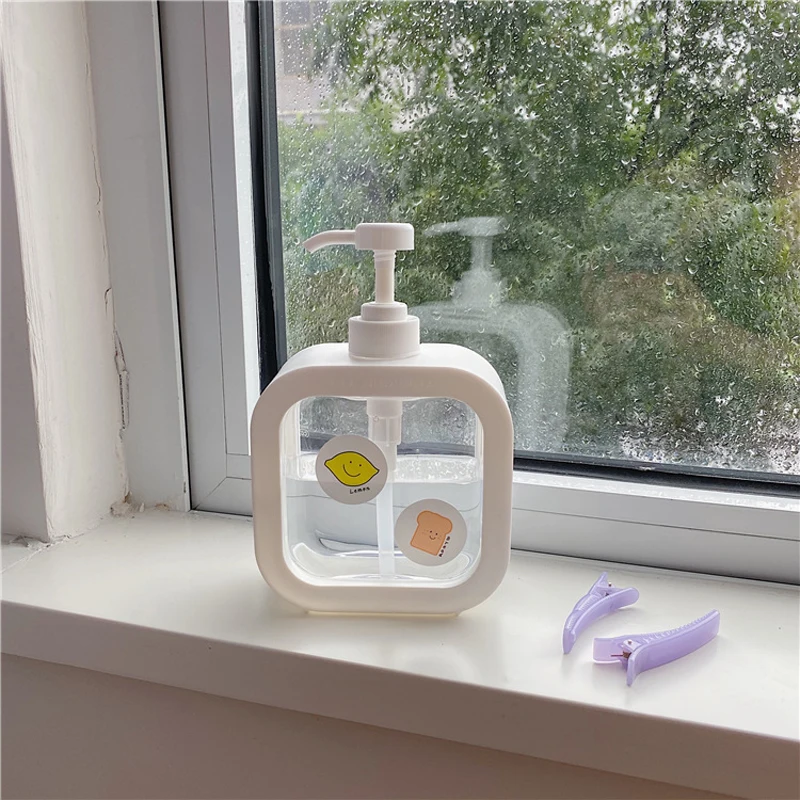 Флакон с дозатором белого мыла 500 мл флакон для дезинфицирующего средства рук