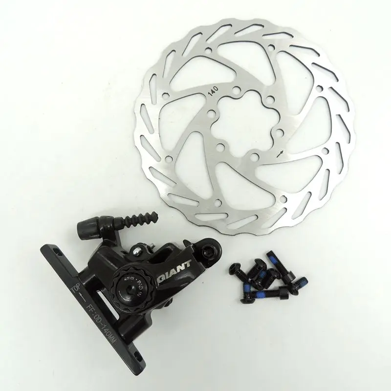 

GIAT дисковый тормоз горного велосипеда дорожный велосипед FF140mm механические линейные тормозные колодки дискового тормоза