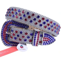 diamond belt for women designer belts for men high quality luxury brand pu leather belt strap goth rhinestone waistband cintura
