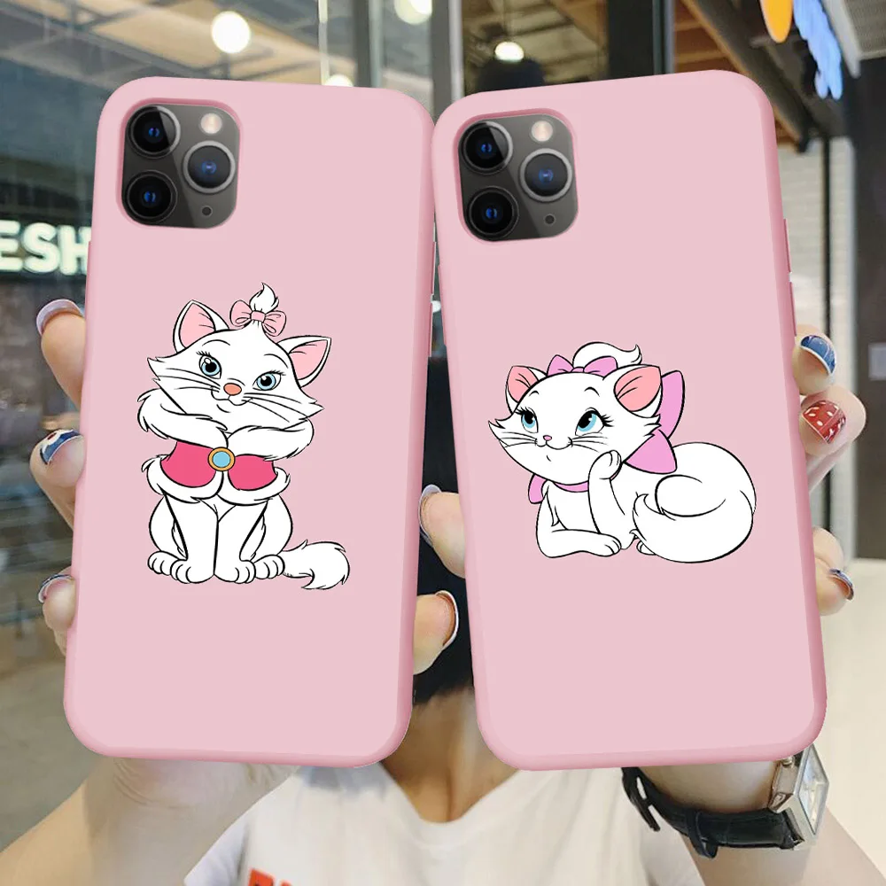 Модный розовый матовый Силиконовый чехол Mary candy для iPhone 11 Pro MAX 5 5S SE 6 6S 7 8Plus XR XS X