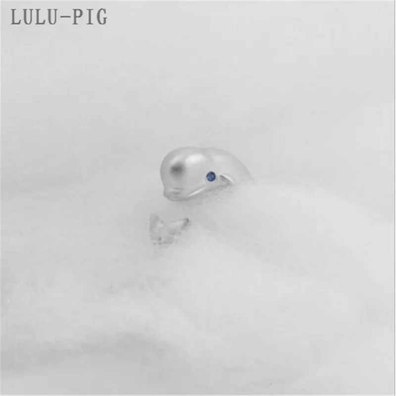 Кольцо LULU-PIG из серебра 925 пробы Корейская версия модного оригинального дизайна