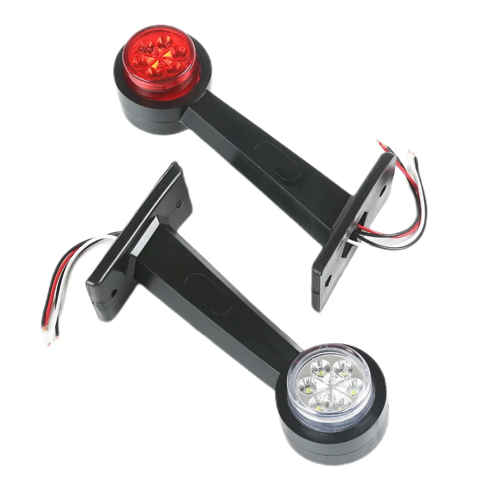 2 шт. боковые габаритные огни для грузовиков 12 В светодиодные фонари прицепа