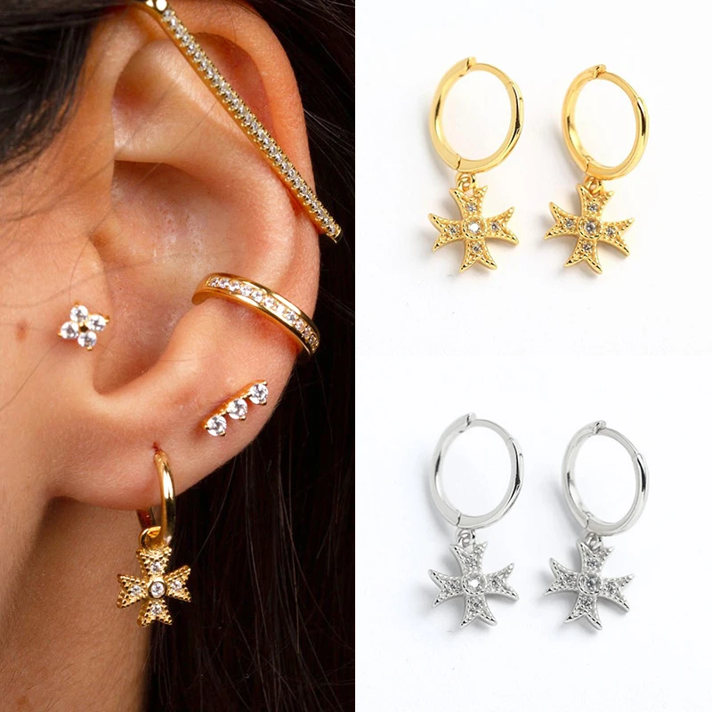 

Новинка, стильная Изысканная серьга из стерлингового серебра 925 пробы, стильная Великолепная популярная бижутерия для женщин, подарок на де...