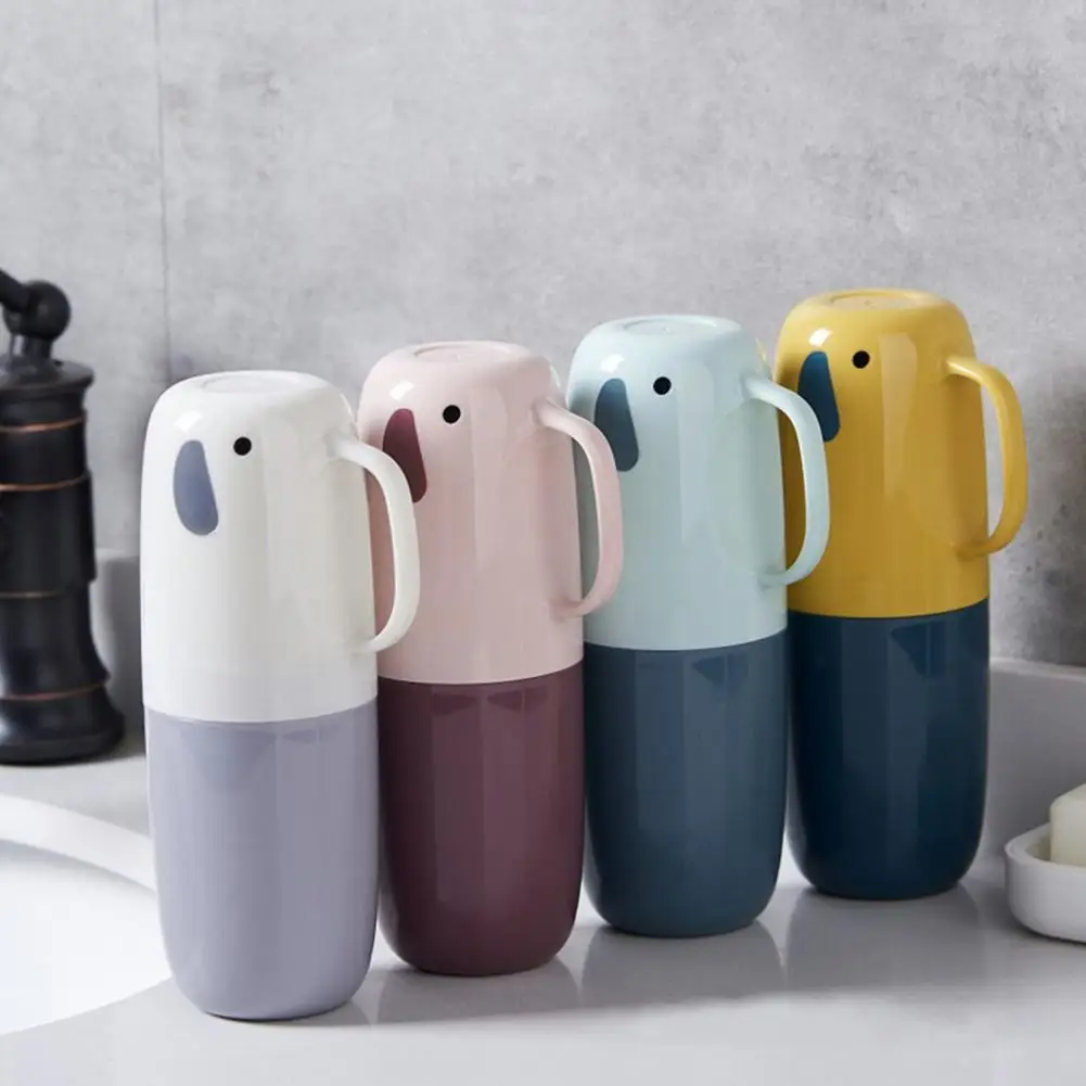 4 Colors Practical Toothpaste Toothbrush Storage Case Bathroom Gadget Lightweight Cup Eco-friendly for Travel | Дом и сад