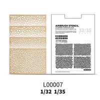 for 172 148 132 135 engraved paper diy model aging camouflage leakage spray stencil template set