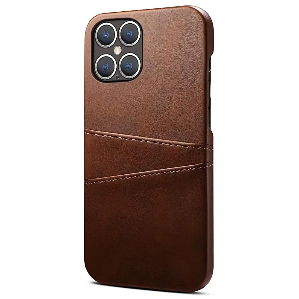 Кожаный чехол для телефона из искусственной кожи iPhone 12 Pro MAX ультра тонкий кошелек