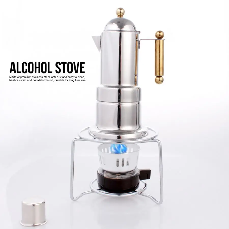 Stove Rack Outdoor Portable Stainless Steel Mini Heating with for Solid Alcohol Fuel Camping Picnic Grill |