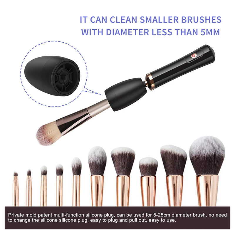 

Makeup Brush Cleaner And Dryer Machine Brushes Cleaner Devices 10 Seconds Fast Washing Cosmetics Tool Automatic Spinner Tool