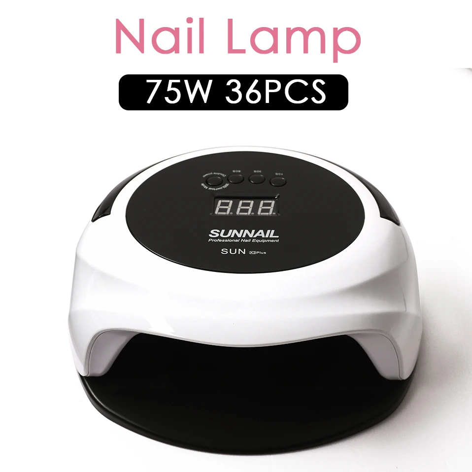 

Electric 75W Nail Lamp Nail Dryer Machine Fast Curing Speed Gel Light LED UV Lamps For All Art Gels Polisher Manicure Tools