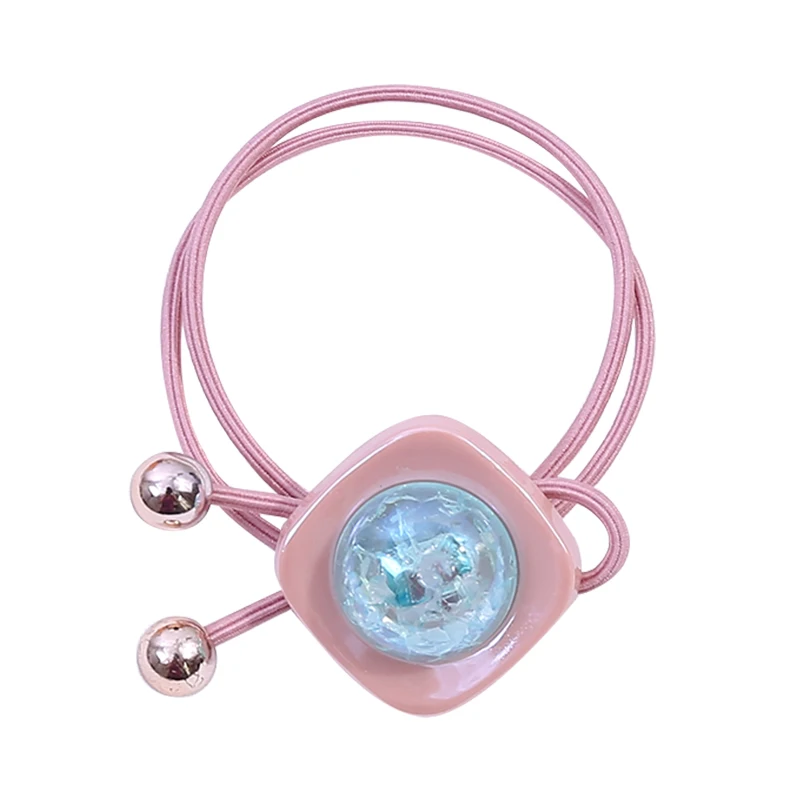 Модная эластичная повязка для волос 5 цветов Разноцветные квадратные и