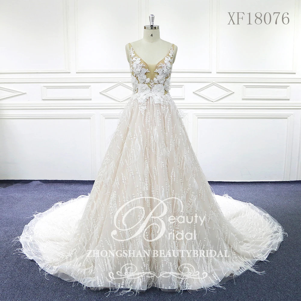 2020 Wedding Dresses свадебный100% Real Photos Luxury Chaple Train Lace Appliqes Off the Shoulder Dress Vestido XF18076 | Свадьбы и