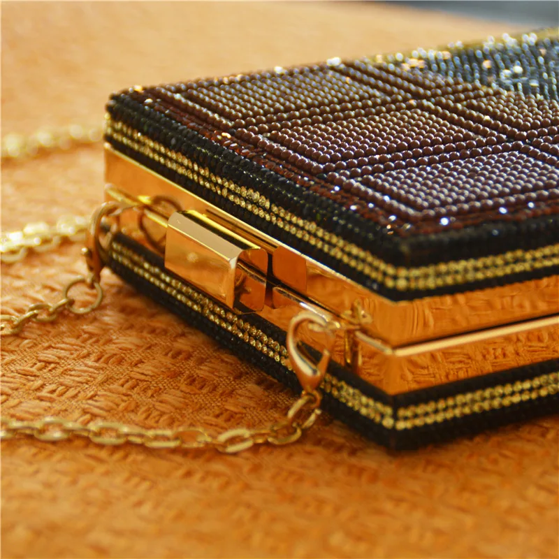 

Fashion Brand Design New Crystal Money USD Handbag Hot Glue Rhinestone Chocolate Luxury Diamond Clutch Evening Bag Party Purse