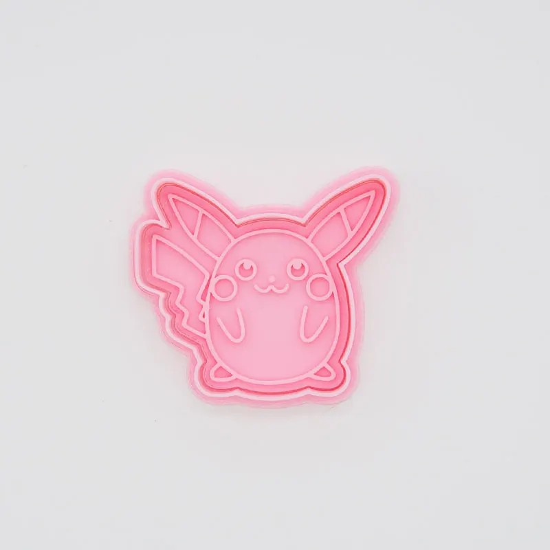 Форма для печенья Pokemon пластиковая лепешка Pikachu мультяшная форма выпечки