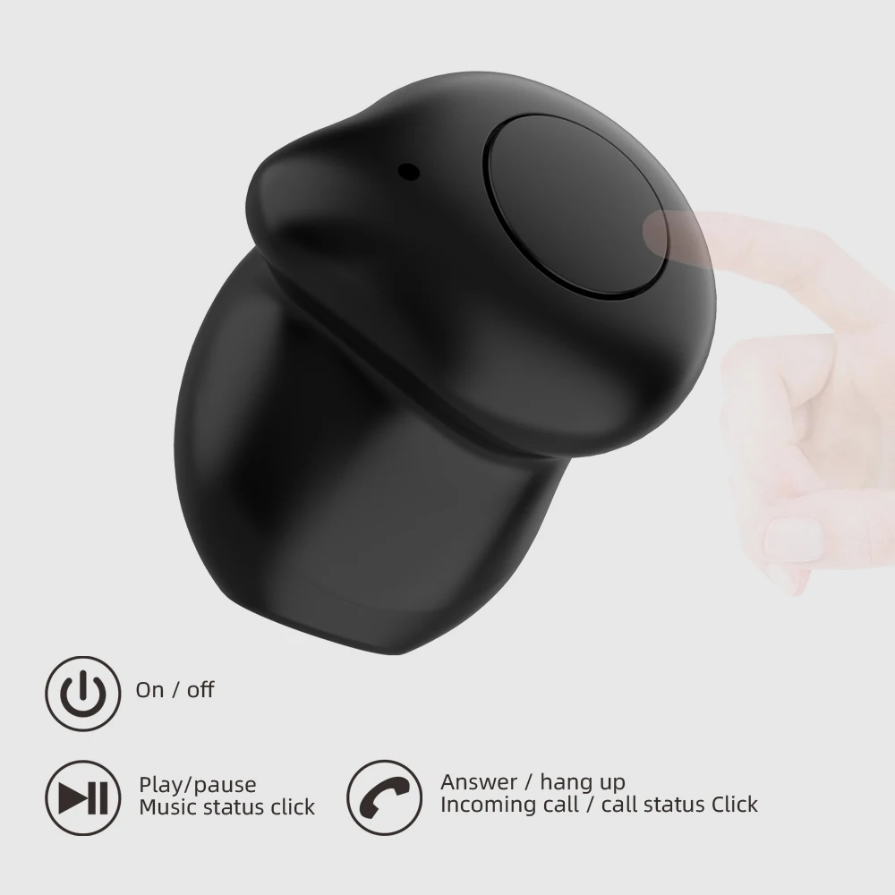 Фото 2021 беспроводные наушники; Настоящая Bluetooth-гарнитура; Tws наушники-вкладыши; Спортивные стереонаушники hifi №3