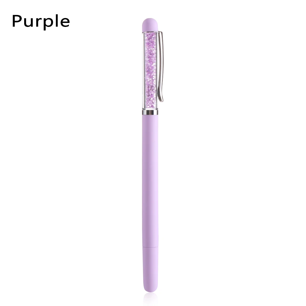 A purple 1 шт. пластиковая 5D алмазная живопись точечное сверло ручка Силиконовая кристальная вышивка крестиком ручки для искусства вышивки аксессуары для шитья поделки своими руками - Цвет: A purple