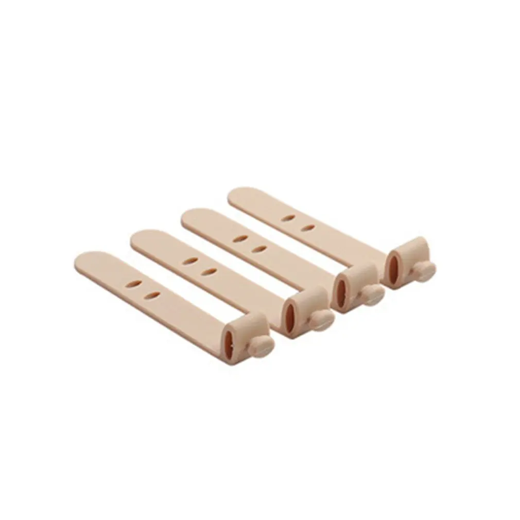 

4Pcs Silicone Cable Winder Earphone Data Line Mouse Keyboard Cable Cord Organizer Holder Winder For Phone Computer Colorful