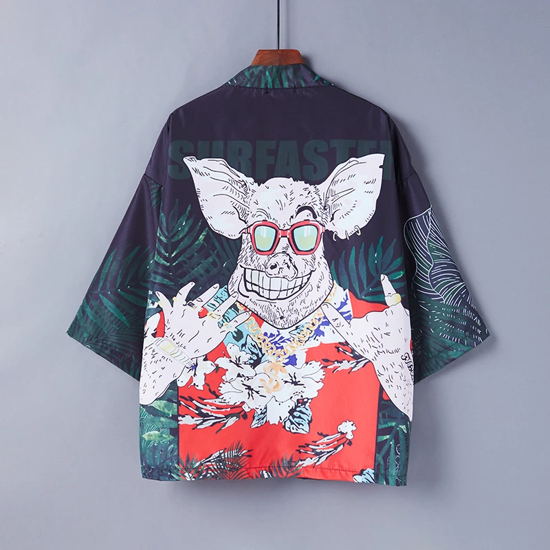 

Kimono Men Japanese Kimono Traditional male kimono cardigan men harajuku streetwear samurai costume yukata male haori obi