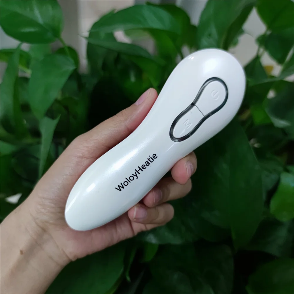 

WoloyHeatie Facial Massager Ion LED Photon Light Therapy Skin Rejuvenation Microcurrent Face Lift Massage Facial Device Tools