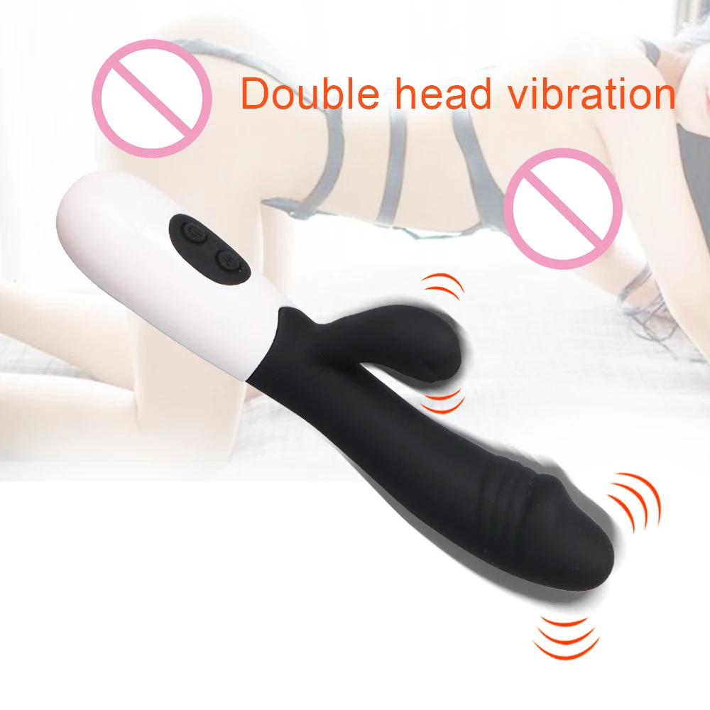 G Spot вибратор для женщин кролик двойной вибрации Силиконовые Водонепроницаемый