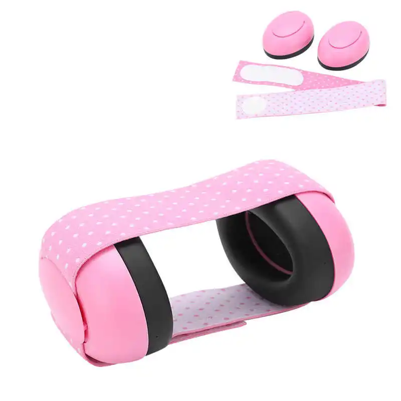 Защита ушей для детей защита звукоизоляция шумоподавление наушники розовые с