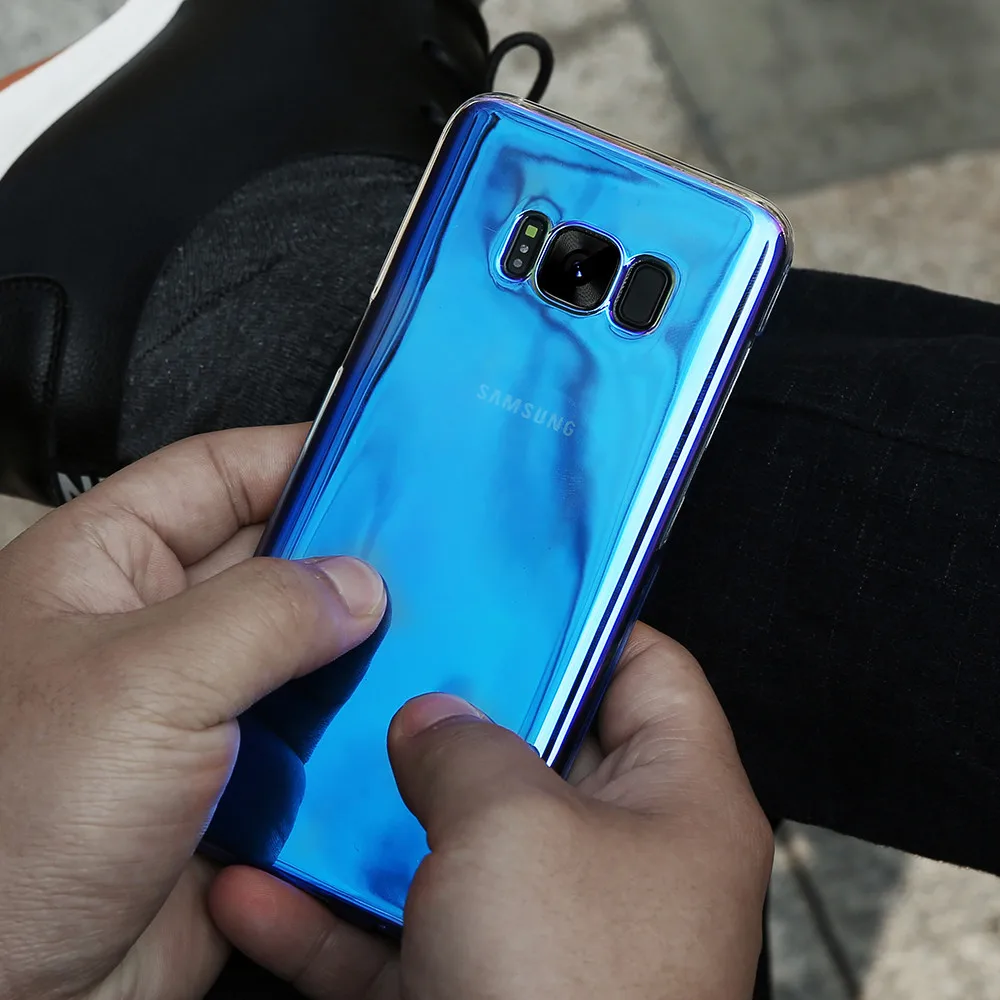 FLOVEME Blue Ray чехол для телефона samsung S8 S9 Plus жесткие чехлы Funda Note 9 Galaxy S6 S7 Edge чехол| |