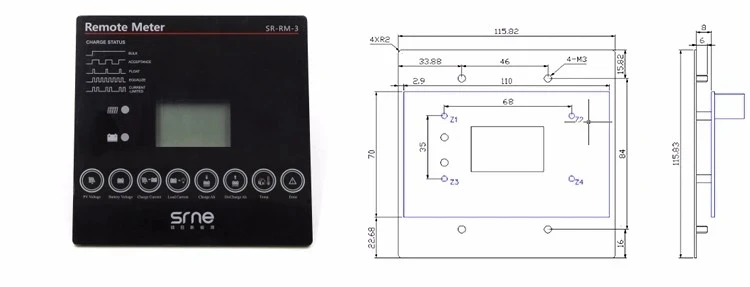 Solar System Controller Energy Component Touch Screen RM-3 With LCD Remote Control | Обустройство дома