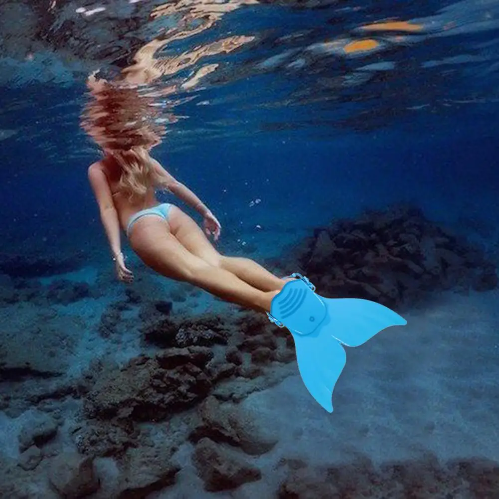 

Children Swimming Fin Water Sports Training Diving Foot Flippers Shoes Feet Tail Swimming Portable Outdoor Elements