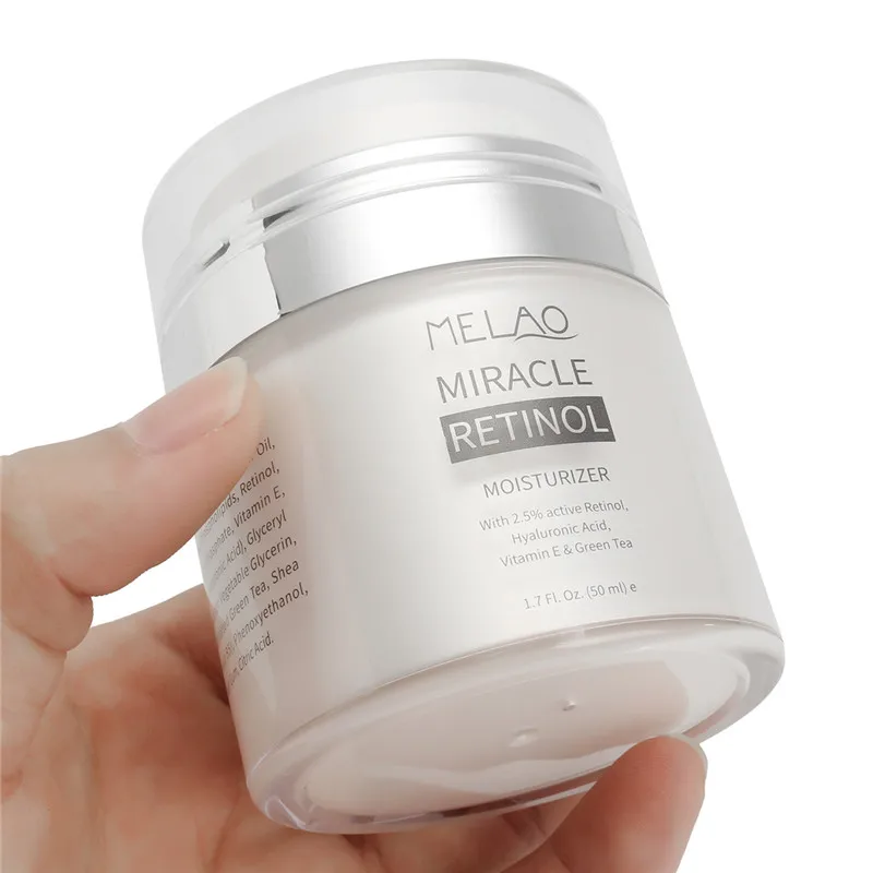 

Retinol skin whitening cream to reduce wrinkles and fine lines day and night Retinol 2.5% moisturizing cream anti-aging
