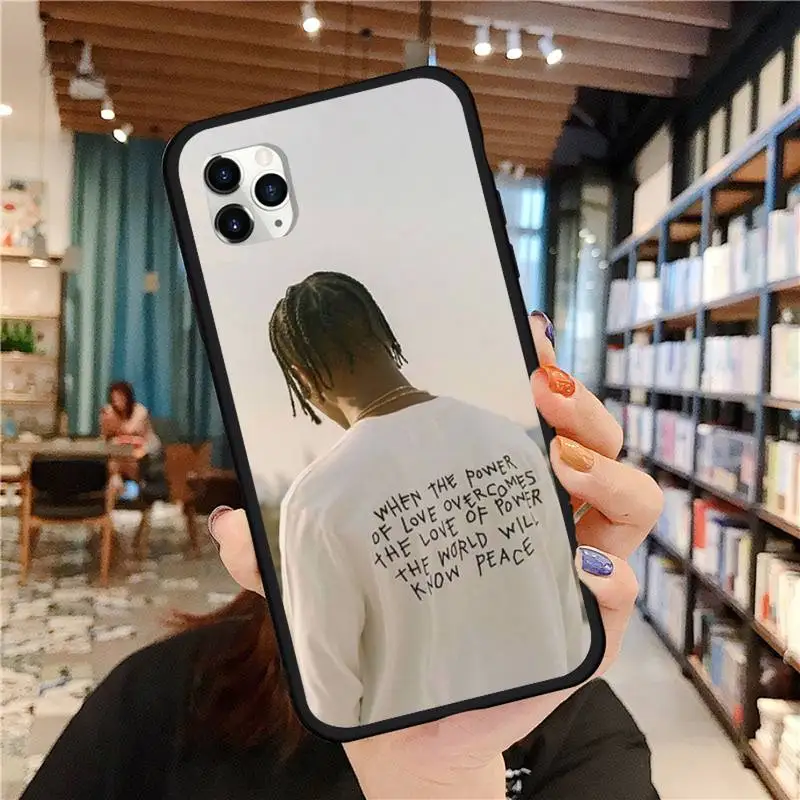 

Travis scott Rapper Phone Case for iPhone 11 12 pro MINI XS MAX 8 7 6 6S Plus X 5S SE 2020 XR