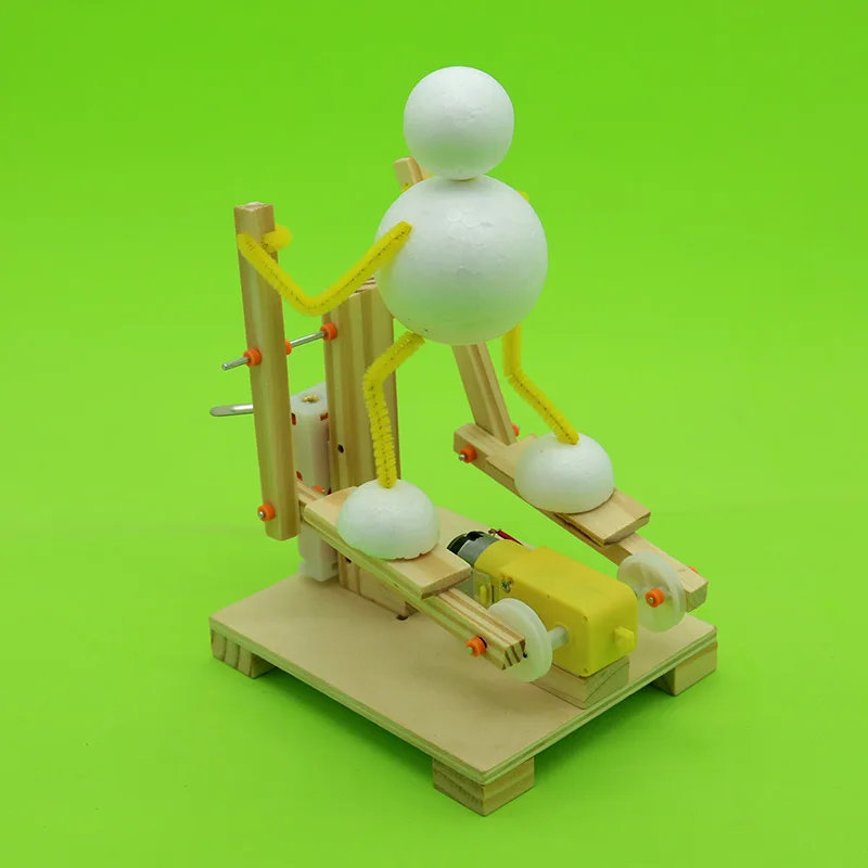 

diy technology small production small invention electric step elliptical machine steam maker education hands-on assembly model