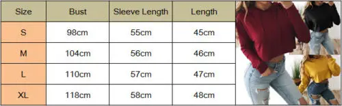 Autumn Winter Loose Cropped Hoodies Women Casual Tops Sweatshirt Hooded Solid Pullover Top 3 Colors