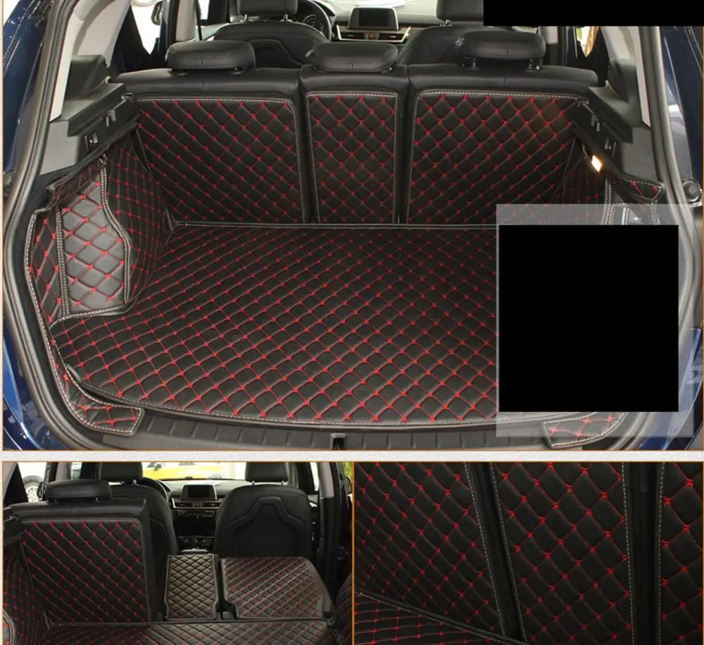 Коврик для багажника из волоконной кожи bmw 2 серии 218i 220i 2014 2015 2016 2017 2018 F45 F46