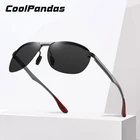 Солнцезащитные очки поляризационные для мужчин и женщин UV-400, винтажные алюминиевые брендовые солнечные очки без оправы, для вождения, 2022