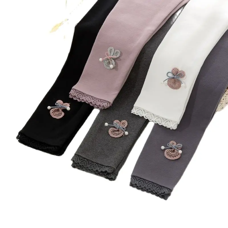 

2021 new girls' leggings spring and autumn children's trousers baby children's clothing P233