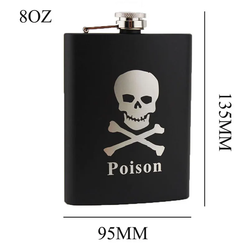 8 унций 304 Бутылка для виски Vodkal Cup hip flask Москва cccp Карманный флакон спиртового