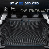 custom leather car trunk mats for bmw x5 g05 2019 rear trunk floor mat tray carpet mud