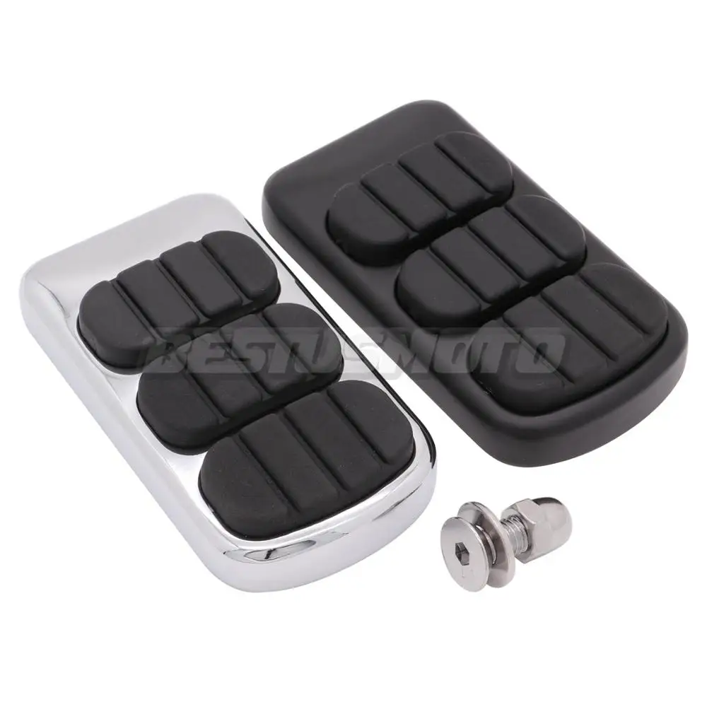 Motorcycle Brake Pedal Cover Rubber Pad For Harley Street Electra Tour Road Glides Road Kings FL Softail Dyna Switchback Models