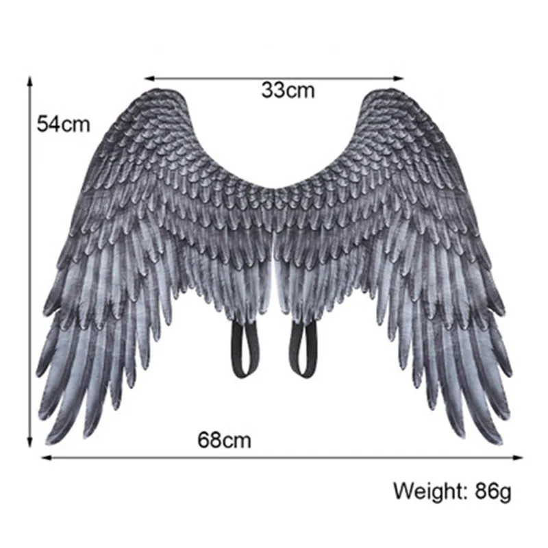 Модные ангельские крылья косплей костюм Марди Гра для взрослых праздник большой